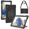 Gyerek tok Samsung Galaxy Tab A8 10.5 SM-X200 SM-X205, páncélozott, pánttal, kék