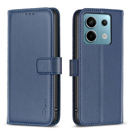 Pattintható tok a Xiaomi Redmi Note 13 Pro 5G, BINFEN Wallet, kék