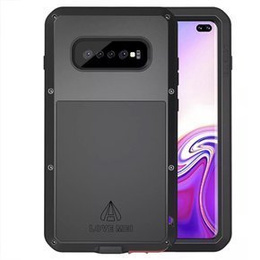Love Mei Telefontok a Samsung Galaxy S10 Plus, armored with glass, fekete