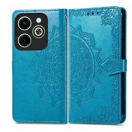 Pattintható tok a Infinix Hot 40i, Mandala, kék