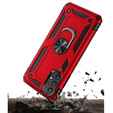 Páncélozott telefontok a Samsung Galaxy A72 5G, Nox Case Ring, kék