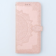 Pattintható tok a Xiaomi 13T / 13T Pro, Mandala, rózsaszín rose gold