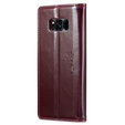 CASEME flip tok Samsung Galaxy S8, Waxy Textured, piros