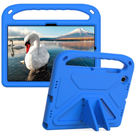 Gyermek tok Samsung Galaxy Tab A8 10.5, gyermek tok fogantyúval, kék