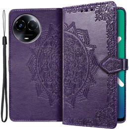 Pattintható tok a Realme 11 5G, Mandala, lila