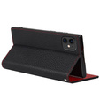 Bőr tok a iPhone 11, ERBORD Grain Leather, fekete