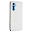 Pattintható tok a Samsung Galaxy A54 5G, Wallet, BINFEN COLOR, fehér