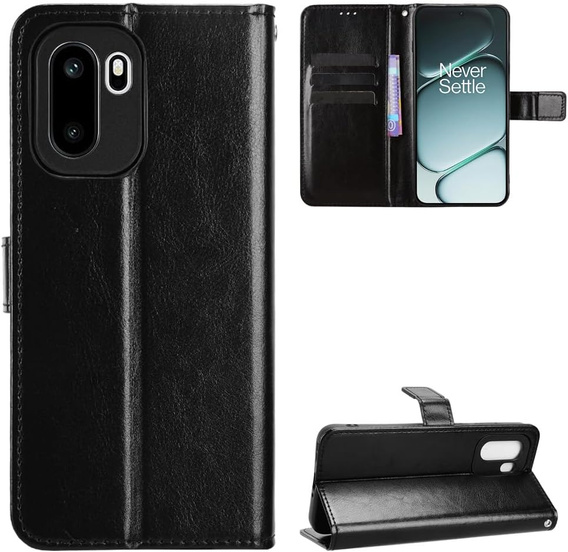 Crazy Horse Wallet flip tok OnePlus 15R készülékhez