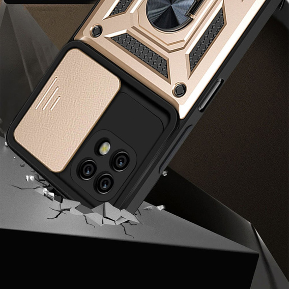 Telefontok a Realme C21Y / C25Y, CamShield Slide, arany