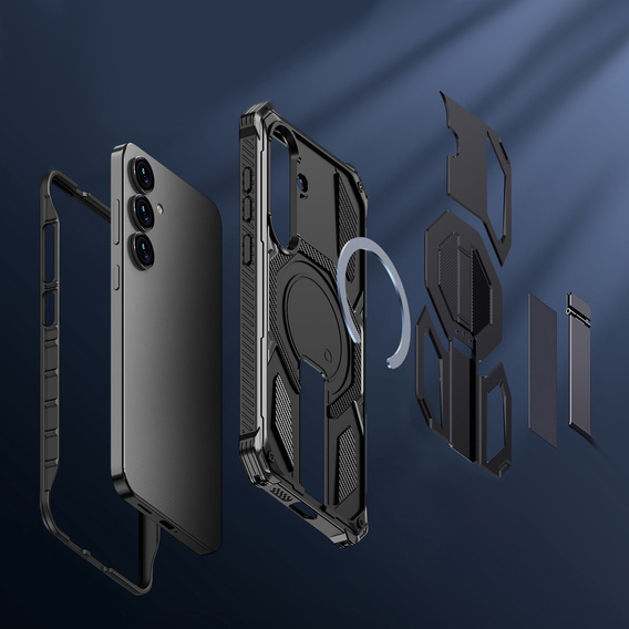 MagSafe-kompatibilis védőtok állvánnyal a Samsung Galaxy S25 FE készülékhez