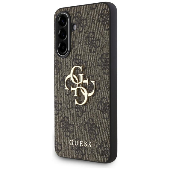 GUESS Telefontok a Samsung Galaxy A56 5G, 4G Big Metal Logo, barna