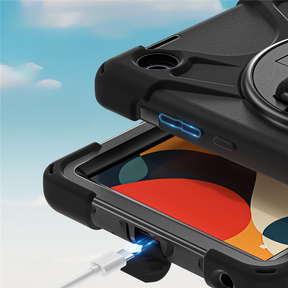 Páncélozott tok állvánnyal és vállpánttal a Lenovo Tab One készülékhez