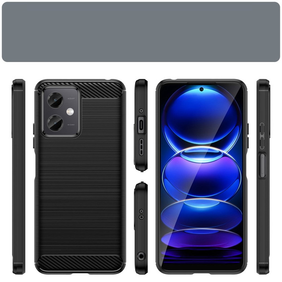 Telefontok a Xiaomi Redmi Note 12 5G / POCO X5 5G, Carbon, fekete