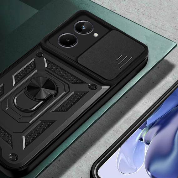 Telefontok a Realme 10 4G, CamShield Slide, fekete