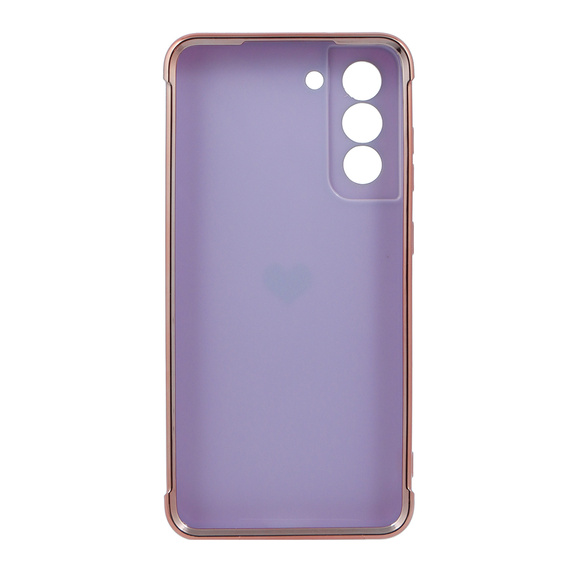 Telefontok a Samsung Galaxy S21 FE, Electro heart, lila