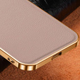 Telefontok a Samsung Galaxy S21+ Plus, Cowhide Leather, rózsaszín