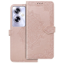Pattintható tok a Oppo A79 5G, Mandala, rózsaszín rose gold