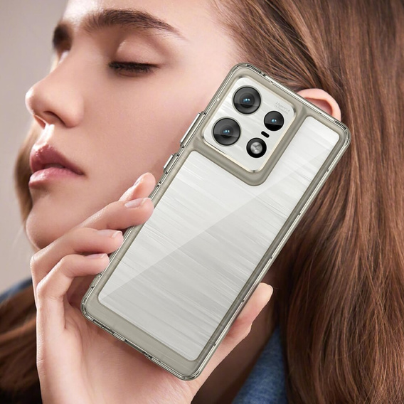 Telefontok a Motorola Edge 50 Pro, Fusion Hybrid, átlátszó / szürke