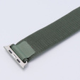 Nylon szíj Apple Watch 1/2/3/4/4/5/6/7/8/SE/ULTRA 42/44/45/45/49mm, zöld