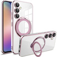 Mágneses tok Samsung Galaxy A54 5G készülékhez, MagSafe, rózsaszín