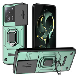 Telefontok a Xiaomi 13T / 13T Pro, KickStand Camera Lens, zöld