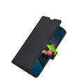 Pattintható tok a Oppo A57s, Wallet Thin Magnet, fekete