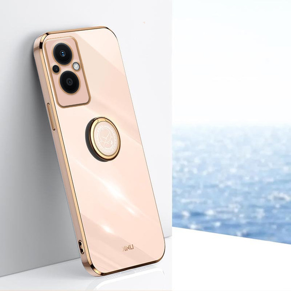 Telefontok a Oppo Reno7 Lite, Electro Ring, rózsaszín