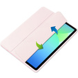 Tok Samsung Galaxy Tab S10 FE+ Plus, Smartcase Hybrid, tolltartó résszel, rózsaszín