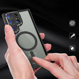 Tok Samsung Galaxy S24 Ultra, ERBORD Impact Guard, MagSafe, fekete