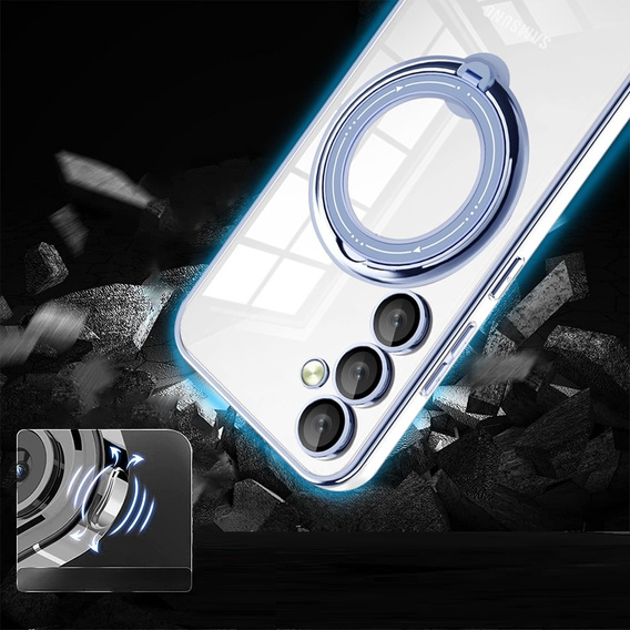 Mágneses tok Samsung Galaxy A54 5G készülékhez, MagSafe, kék