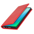 Bőr tok a Samsung Galaxy S23 Plus, ERBORD Grain Leather, piros