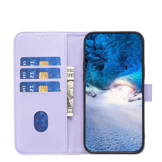 Pattintható tok a Xiaomi Redmi Note 13 Pro 5G, BINFEN Wallet, lila