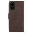 Pattintható tok a Oppo A58 4G, Card Slot, barna