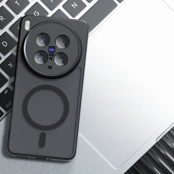 Tok Vivo X200 Pro 5G-hoz, MagSafe, ERBORD Matt Case, fekete