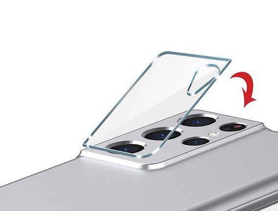 Edzett kameraüveg Samsung Galaxy S21 Ultra, átlátszó