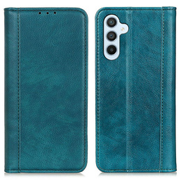 Telefontok a Samsung Galaxy A56, Wallet Litchi Leather, zöld