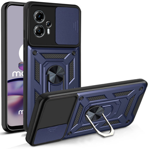 Telefontok a Motorola Moto G13 / G23, CamShield Slide, kék