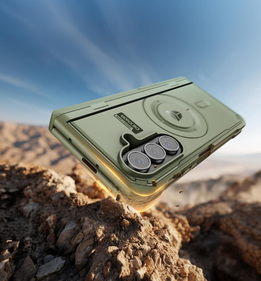 Dexnor Mágneses páncélozott tok kettős alappal Samsung Galaxy Z Fold7-hez