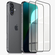2x edzett üveg ERBORD 3D a iPhone 16 teljes képernyő