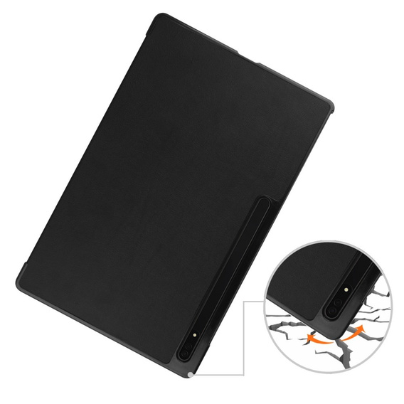 Tok Samsung Galaxy Tab S9 Ultra, Smartcase, fekete