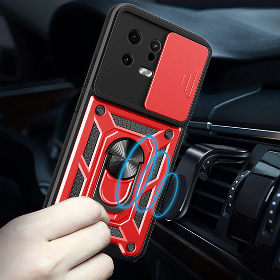 Telefontok a Xiaomi 13, CamShield Slide, piros