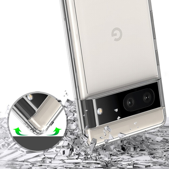 Telefontok a Google Pixel 7, Fusion Hybrid, átlátszó