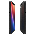 A Spigen tok iPhone 16E, Liquid Air, fekete + 9H edzett üveghez