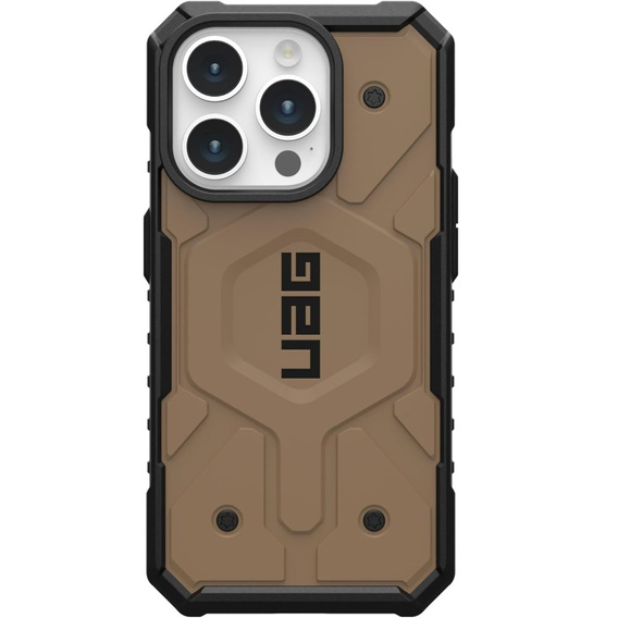 Urban Armor Gear Telefontok a iPhone 15 Pro, Pathfinder MagSafe, barna