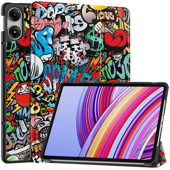 Tok Xiaomi Redmi Pad Pro / Xiaomi Poco Pad, Smartcase, graffiti