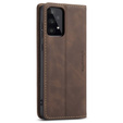 CASEME tok Samsung Galaxy A33 5G, Leather Wallet Case, kávé