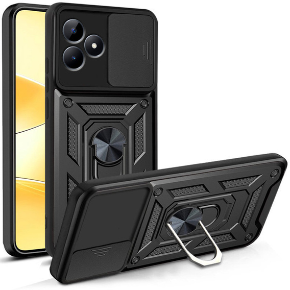 Telefontok a Realme C51, CamShield Slide, fekete