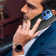 Pattintható tok a Xiaomi Redmi 15C 4G/LTE, Crazy Horse Wallet, fekete