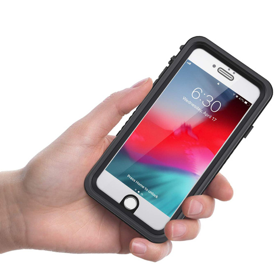 IP68 vízálló tok a iPhone 7/8/SE 2020/SE 2022, fekete