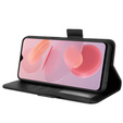 Pattintható tok a Ulefone Note 12P, Wallet Litchi Magnet, fekete